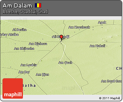 Physical Panoramic Map of Am Dalam