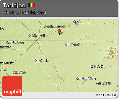 Physical Panoramic Map of Taridjan