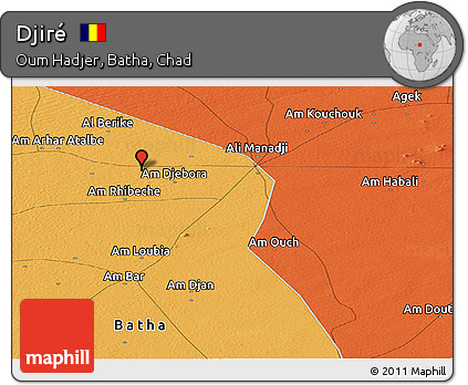Political Panoramic Map of Djiré