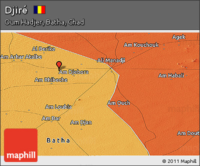 Political Panoramic Map of Djiré