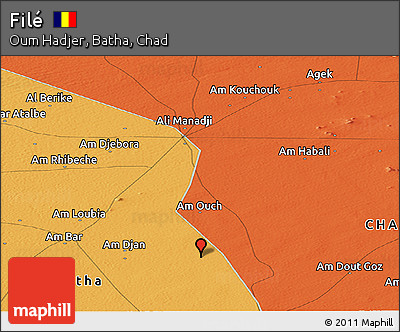 Political Panoramic Map of Filé