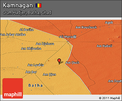 Political Panoramic Map of Kamnagan