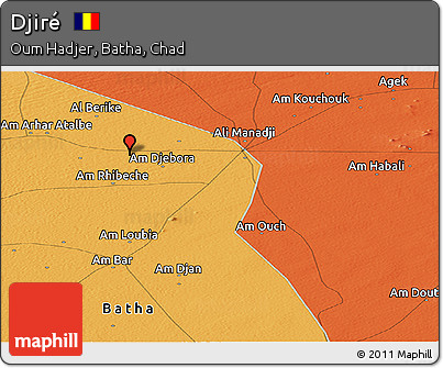 Political Panoramic Map of Djiré