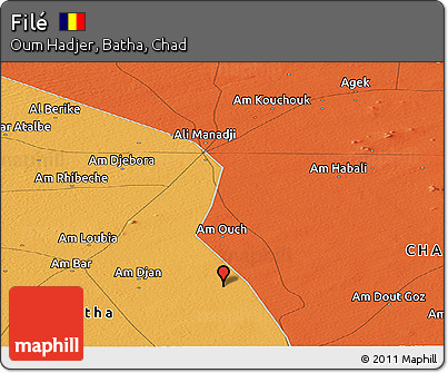Political Panoramic Map of Filé