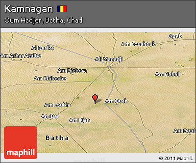 Satellite Panoramic Map of Kamnagan
