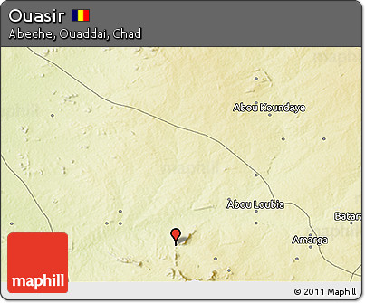 Physical 3D Map of Ouasir