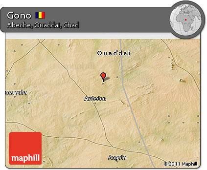 Satellite 3D Map of Gono
