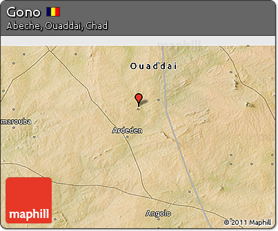 Satellite 3D Map of Gono