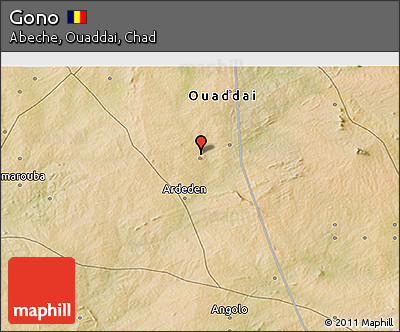 Satellite 3D Map of Gono