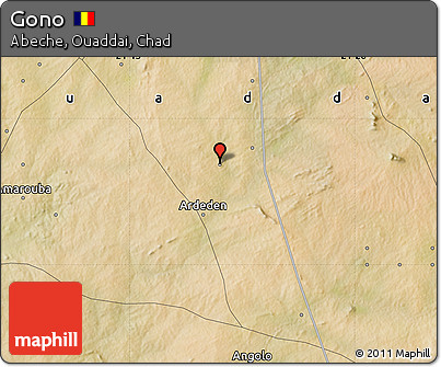 Satellite Map of Gono