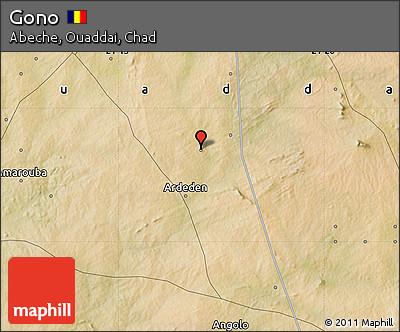 Satellite Map of Gono