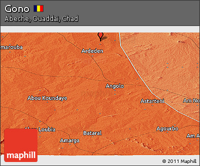 Political Panoramic Map of Gono