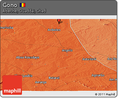 Political Panoramic Map of Gono