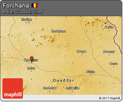 Physical 3D Map of Forchana