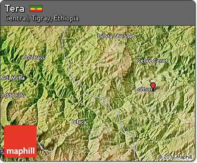 Satellite 3D Map of Tera