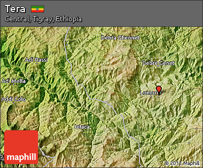 Satellite 3D Map of Tera