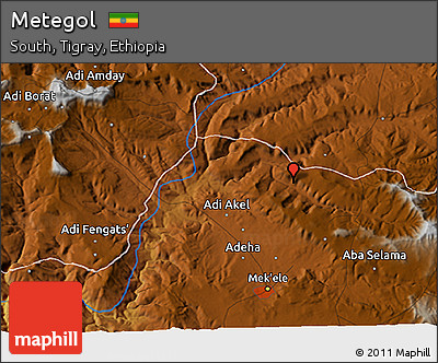 Physical 3D Map of Metegol