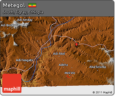 Physical 3D Map of Metegol