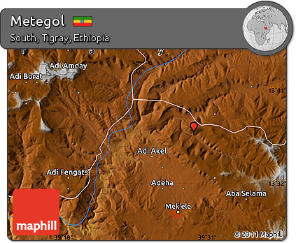 Physical Map of Metegol
