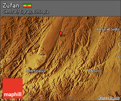 Physical Map of Zufan