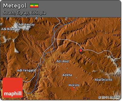 Physical Map of Metegol