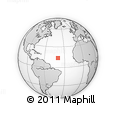 Outline Map of the Area around 13° 44' 54" N, 39° 52' 30" W, rectangular outline