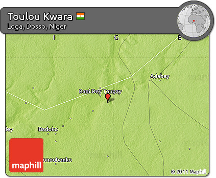 Physical Map of Toulou Kwara