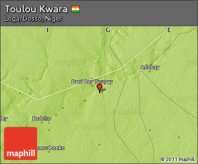 Physical Map of Toulou Kwara