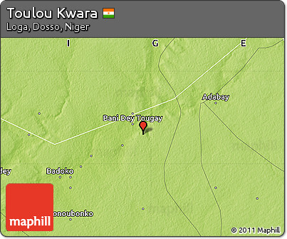 Physical Map of Toulou Kwara