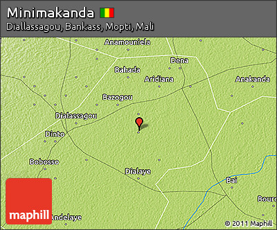 Physical 3D Map of Minimakanda