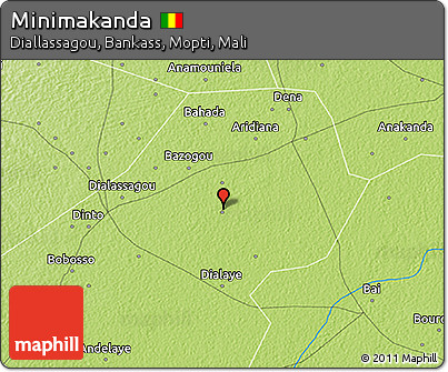 Physical 3D Map of Minimakanda