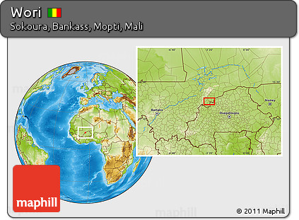 Physical Location Map of Wori