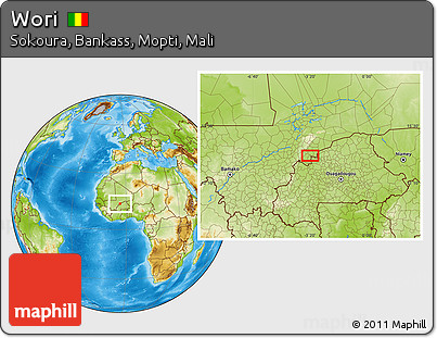 Physical Location Map of Wori