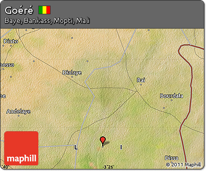 Satellite Map of Goéré
