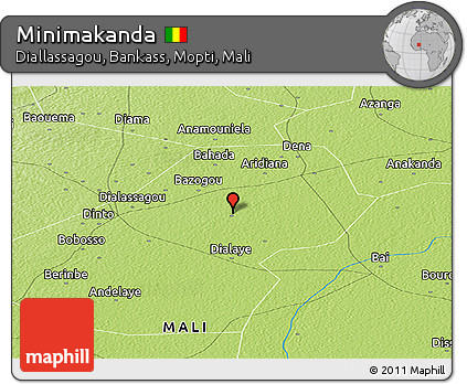 Physical Panoramic Map of Minimakanda