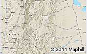 Shaded Relief Map of the area around 13° 44' 54" N, 40° 1' 29" E