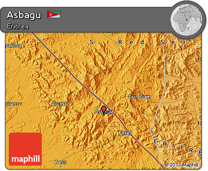 Political Map of Asbagu