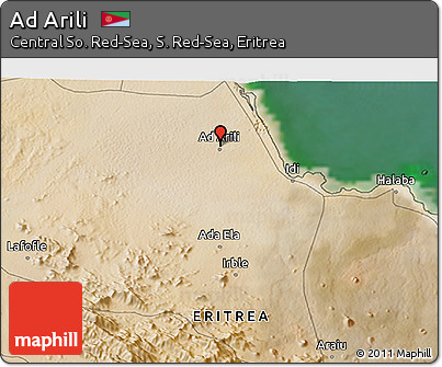 Satellite 3D Map of Ad Arili
