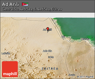 Satellite 3D Map of Ad Arili