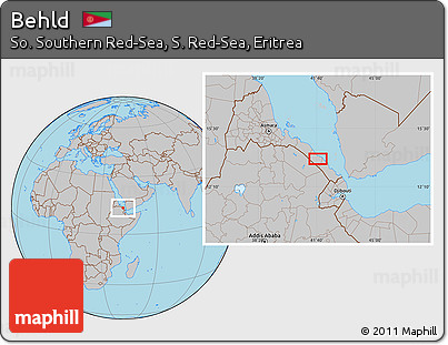 Gray Location Map of Behld