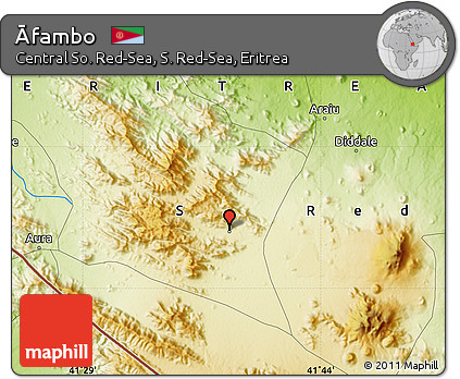 Physical Map of Āfambo