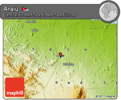 Physical Map of Araiu