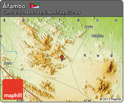 Physical Map of Āfambo
