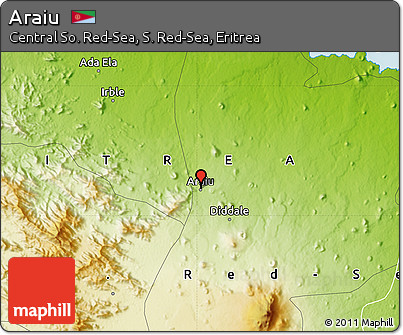 Physical Map of Araiu