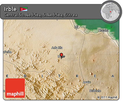 Satellite Map of Irble