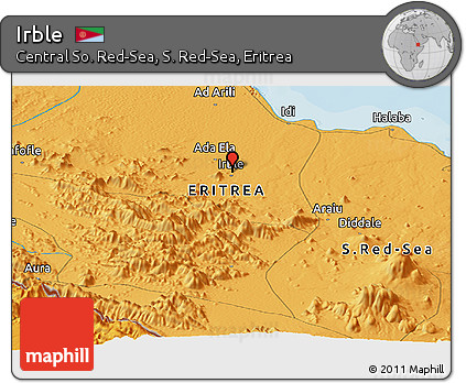 Political Panoramic Map of Irble
