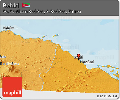 Political Panoramic Map of Behld
