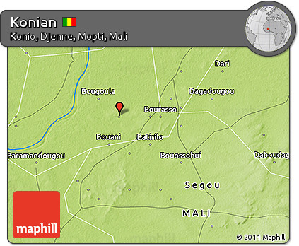 Physical 3D Map of Konian