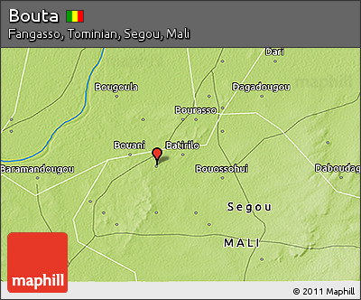 Physical 3D Map of Bouta
