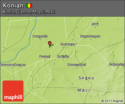 Physical 3D Map of Konian